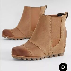 Sorel Lea Ankle Tan Ankle Boots Size 8